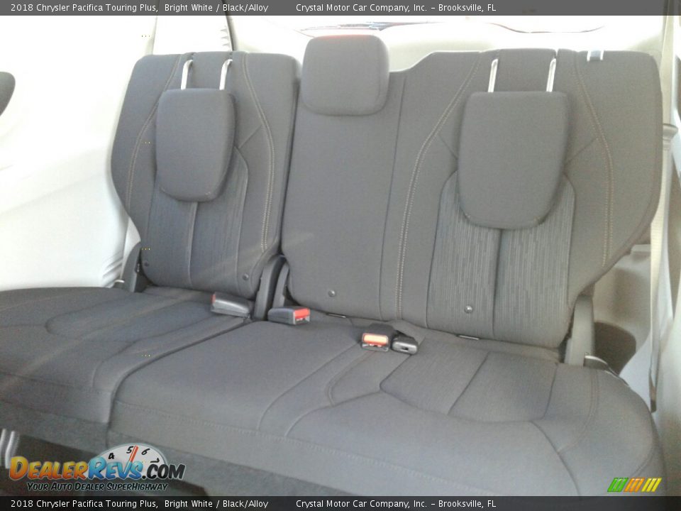 2018 Chrysler Pacifica Touring Plus Bright White / Black/Alloy Photo #12