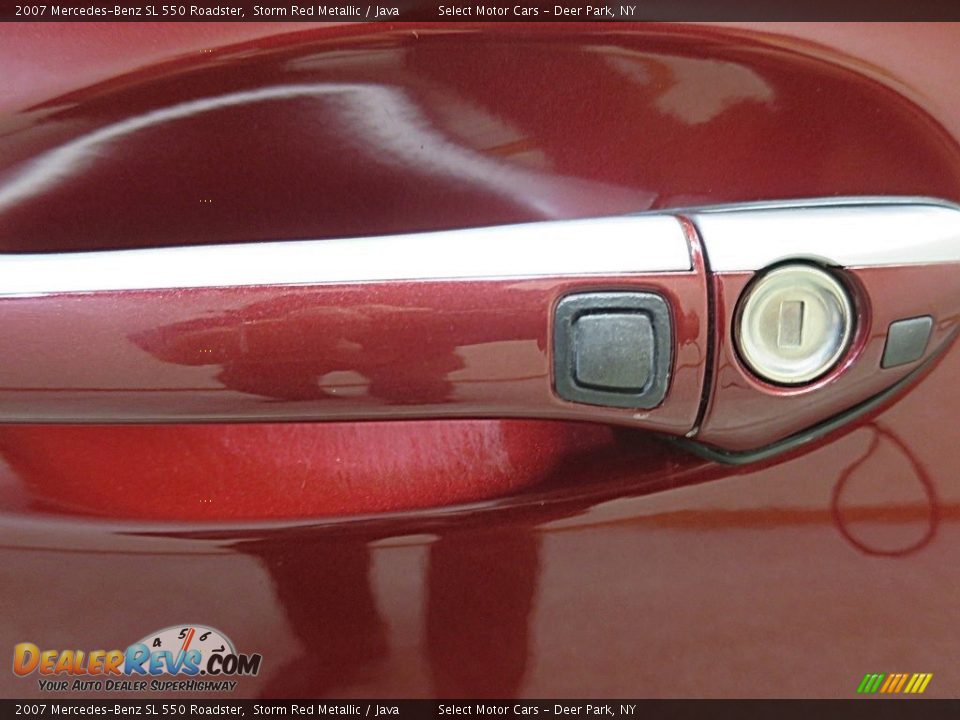 2007 Mercedes-Benz SL 550 Roadster Storm Red Metallic / Java Photo #19