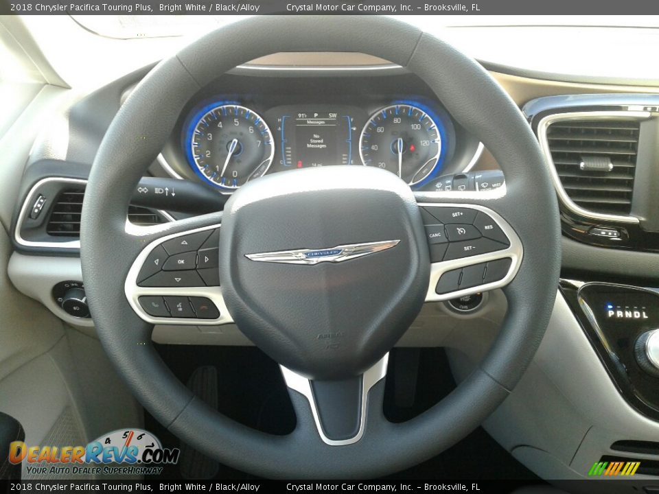 2018 Chrysler Pacifica Touring Plus Bright White / Black/Alloy Photo #15