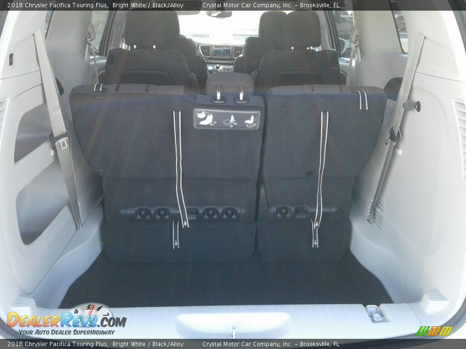 2018 Chrysler Pacifica Touring Plus Bright White / Black/Alloy Photo #21