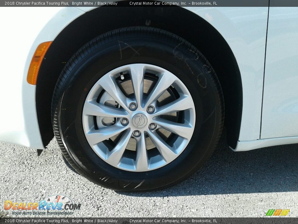 2018 Chrysler Pacifica Touring Plus Bright White / Black/Alloy Photo #22