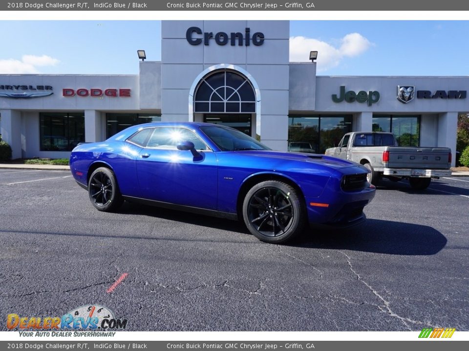 2018 Dodge Challenger R/T IndiGo Blue / Black Photo #1