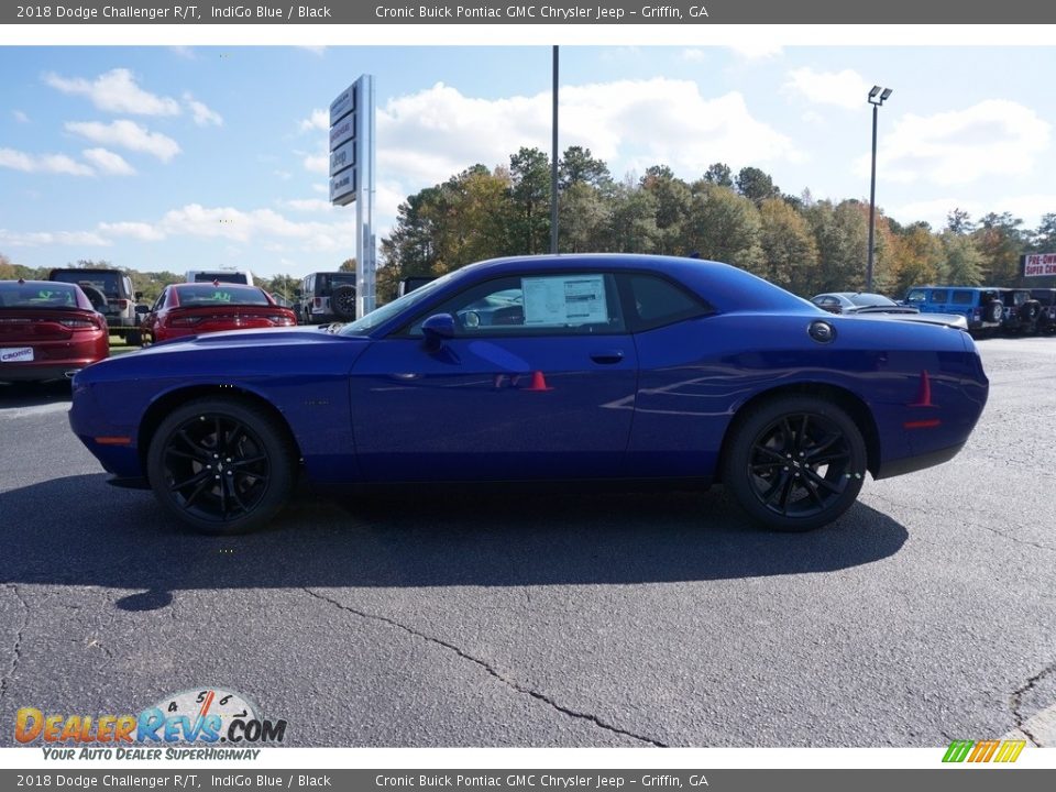 2018 Dodge Challenger R/T IndiGo Blue / Black Photo #4
