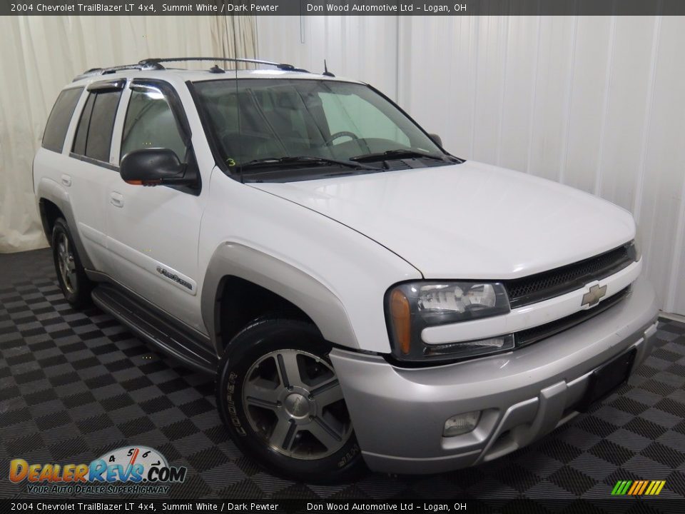2004 Chevrolet TrailBlazer LT 4x4 Summit White / Dark Pewter Photo #1
