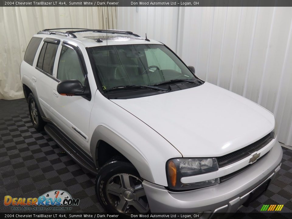 2004 Chevrolet TrailBlazer LT 4x4 Summit White / Dark Pewter Photo #2