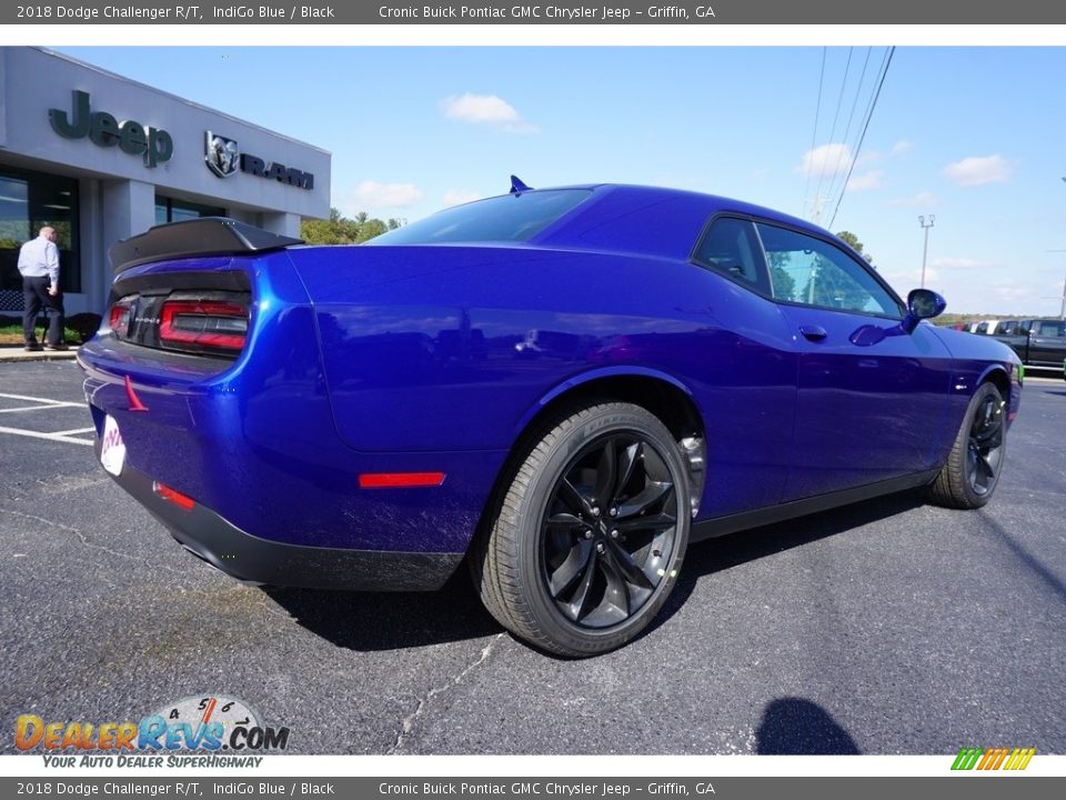 2018 Dodge Challenger R/T IndiGo Blue / Black Photo #7
