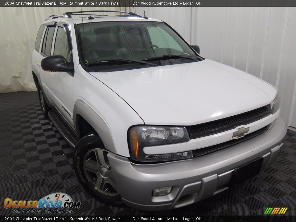 2004 Chevrolet TrailBlazer LT 4x4 Summit White / Dark Pewter Photo #3