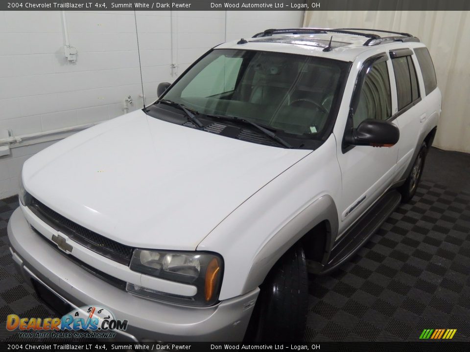 2004 Chevrolet TrailBlazer LT 4x4 Summit White / Dark Pewter Photo #6