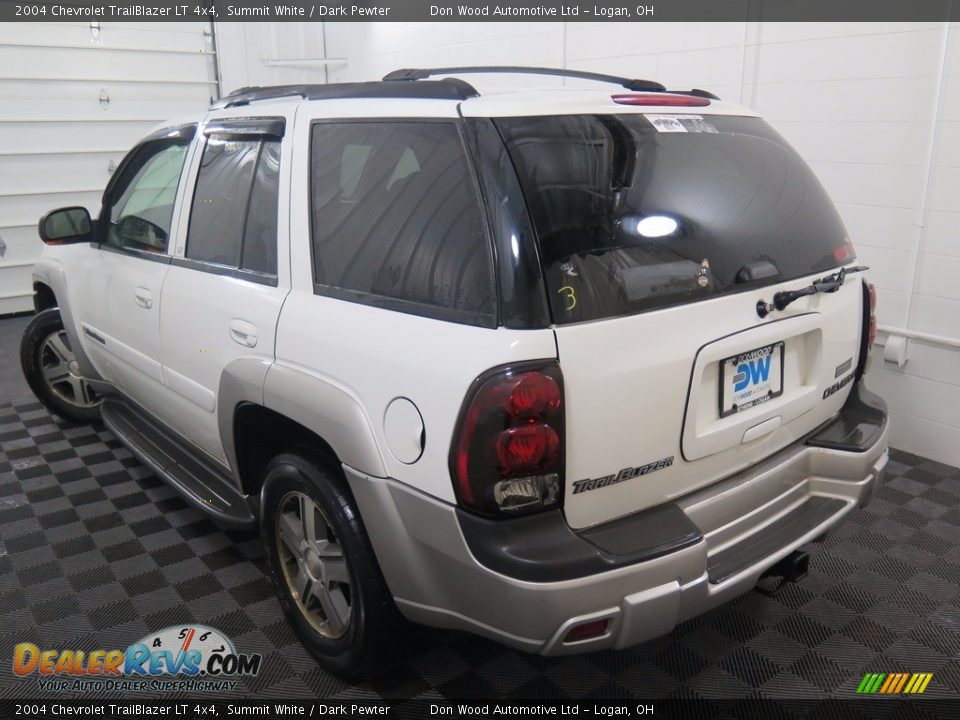 2004 Chevrolet TrailBlazer LT 4x4 Summit White / Dark Pewter Photo #7