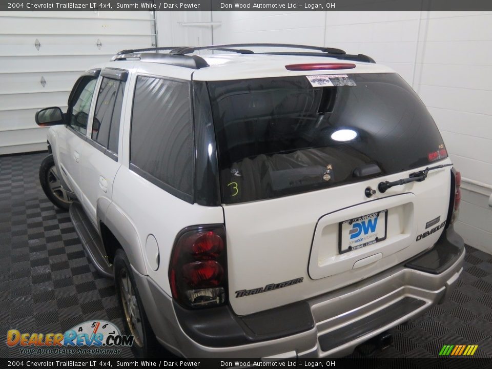 2004 Chevrolet TrailBlazer LT 4x4 Summit White / Dark Pewter Photo #8