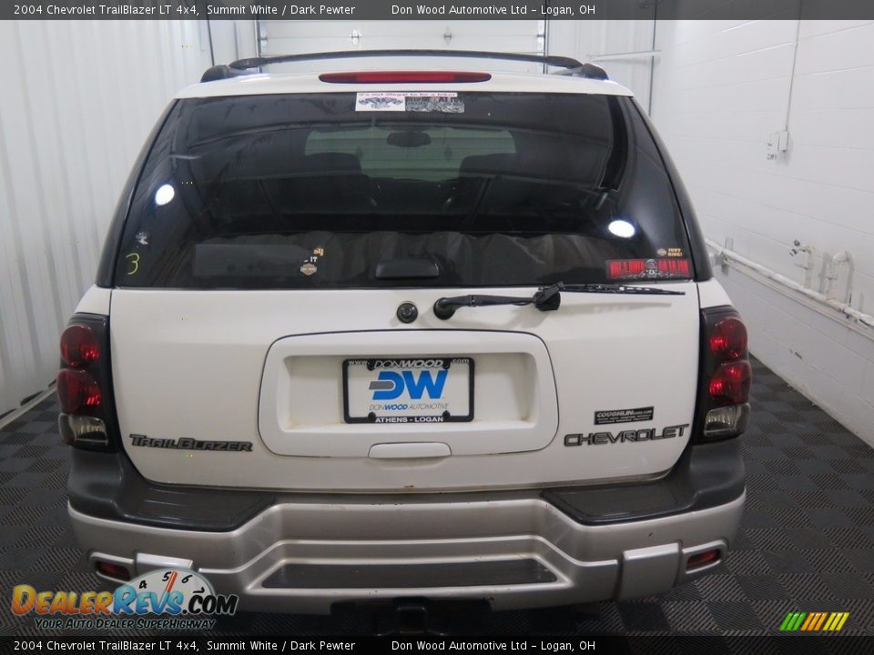 2004 Chevrolet TrailBlazer LT 4x4 Summit White / Dark Pewter Photo #9