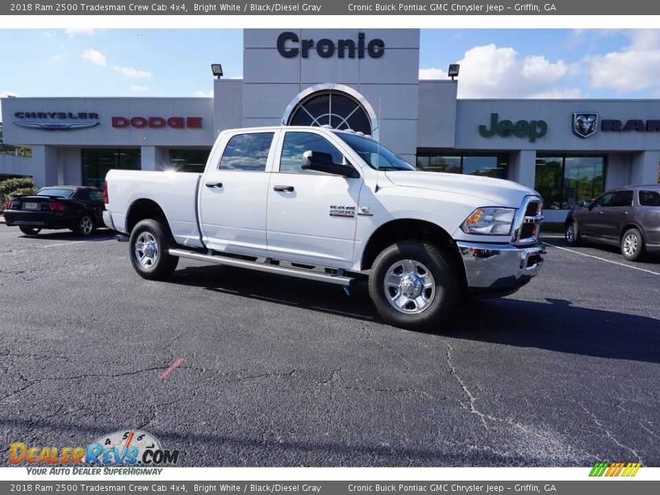 2018 Ram 2500 Tradesman Crew Cab 4x4 Bright White / Black/Diesel Gray Photo #1