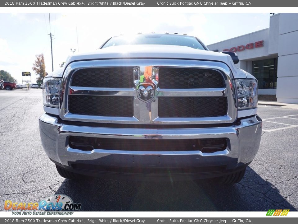 2018 Ram 2500 Tradesman Crew Cab 4x4 Bright White / Black/Diesel Gray Photo #2