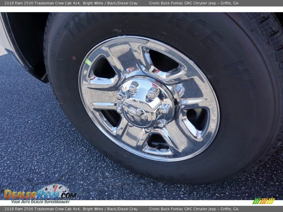 2018 Ram 2500 Tradesman Crew Cab 4x4 Bright White / Black/Diesel Gray Photo #11