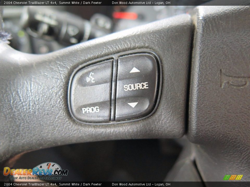 2004 Chevrolet TrailBlazer LT 4x4 Summit White / Dark Pewter Photo #27