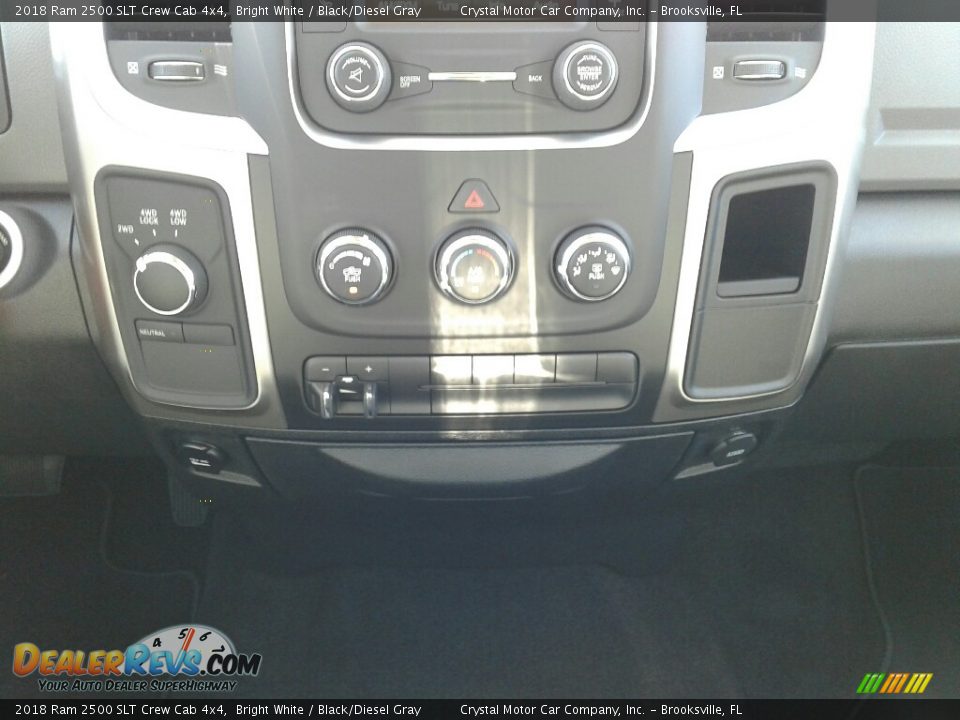 2018 Ram 2500 SLT Crew Cab 4x4 Bright White / Black/Diesel Gray Photo #19