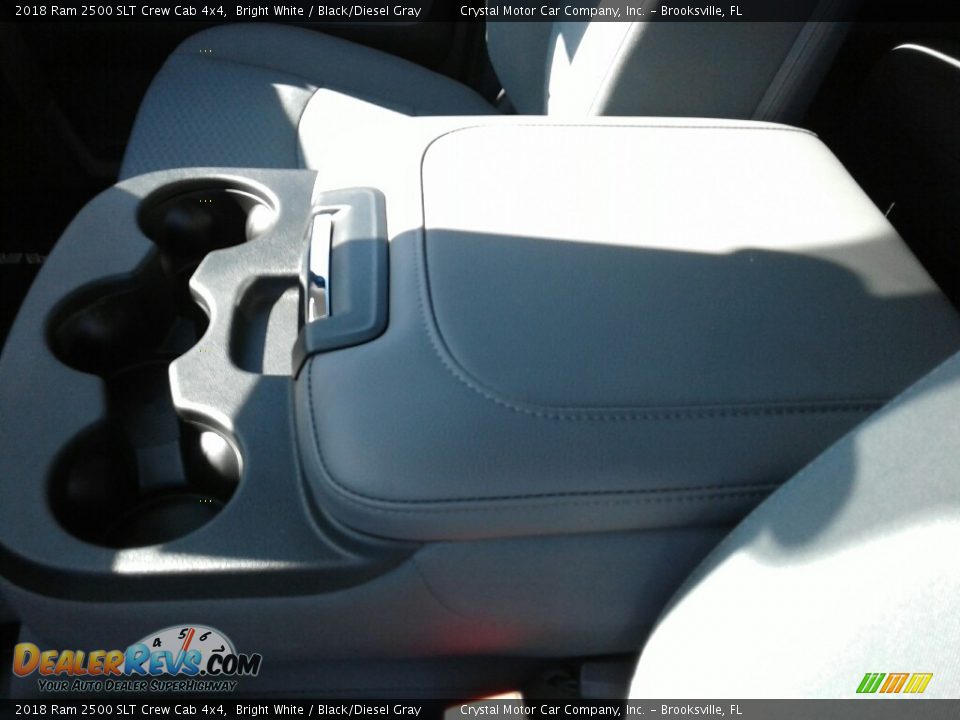2018 Ram 2500 SLT Crew Cab 4x4 Bright White / Black/Diesel Gray Photo #21