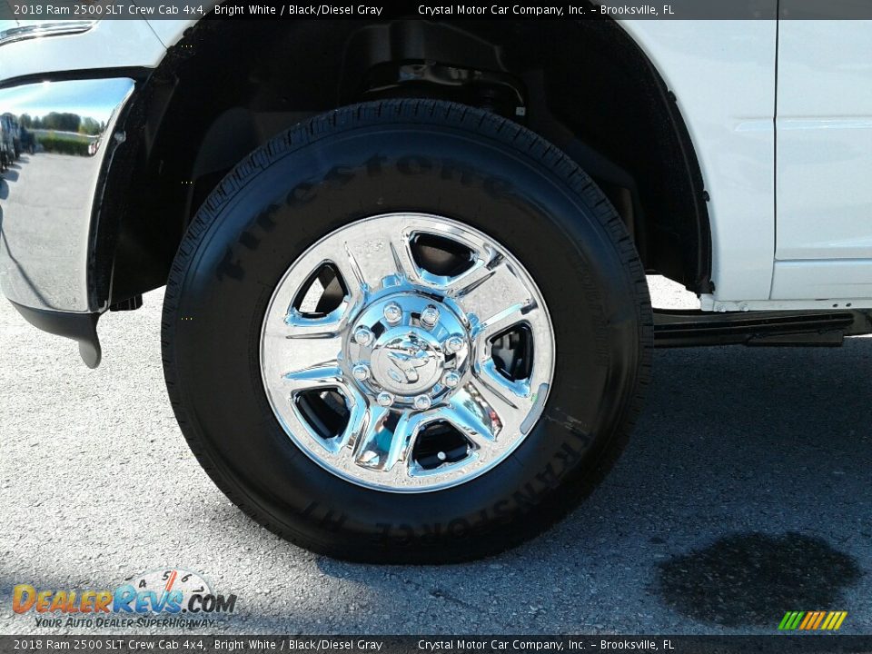 2018 Ram 2500 SLT Crew Cab 4x4 Bright White / Black/Diesel Gray Photo #23