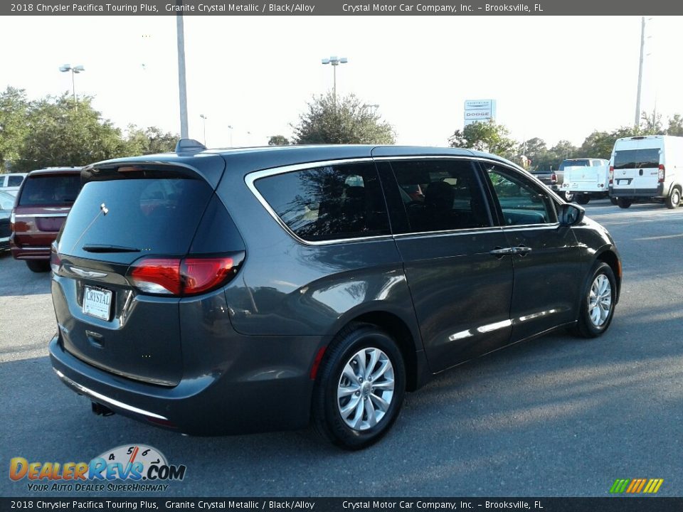 2018 Chrysler Pacifica Touring Plus Granite Crystal Metallic / Black/Alloy Photo #5
