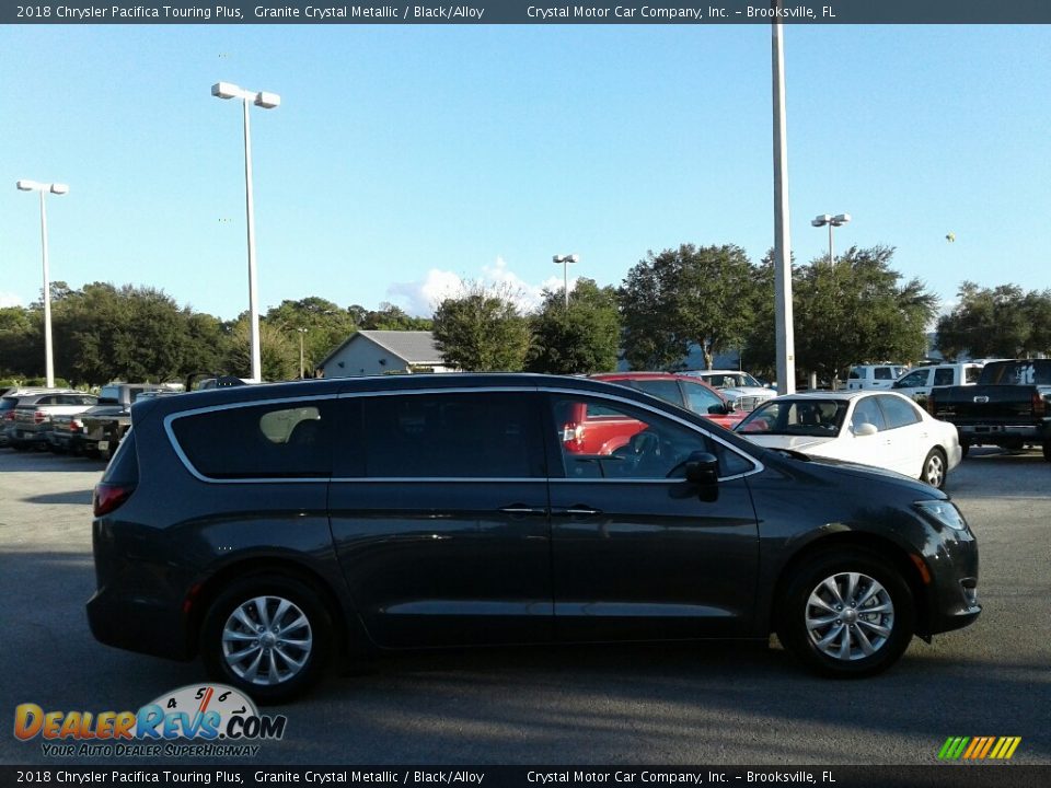 2018 Chrysler Pacifica Touring Plus Granite Crystal Metallic / Black/Alloy Photo #6