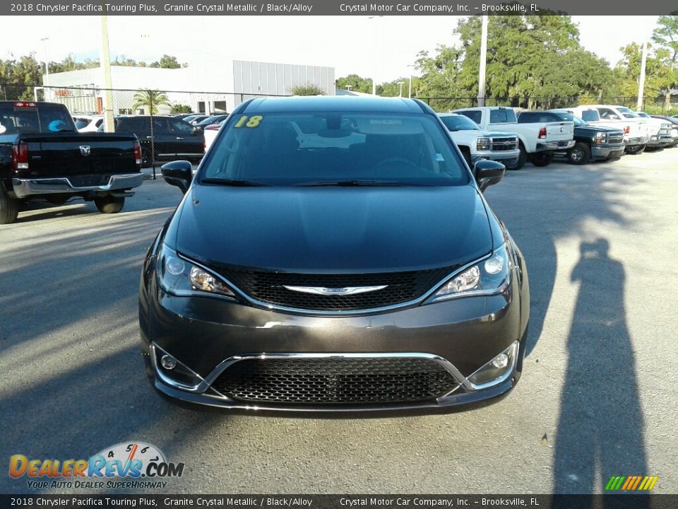 2018 Chrysler Pacifica Touring Plus Granite Crystal Metallic / Black/Alloy Photo #8