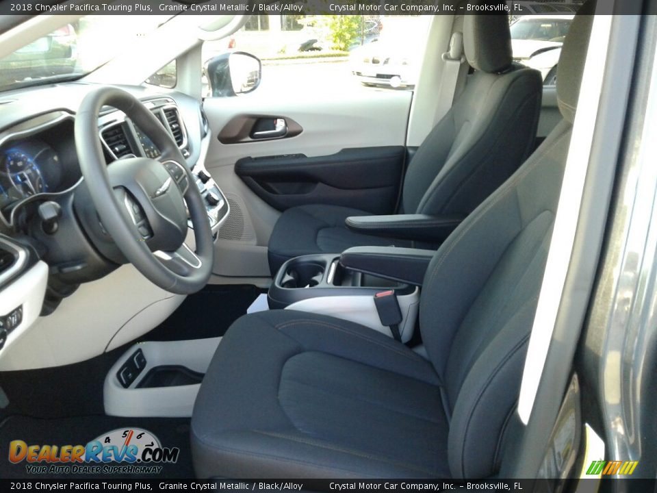 2018 Chrysler Pacifica Touring Plus Granite Crystal Metallic / Black/Alloy Photo #9