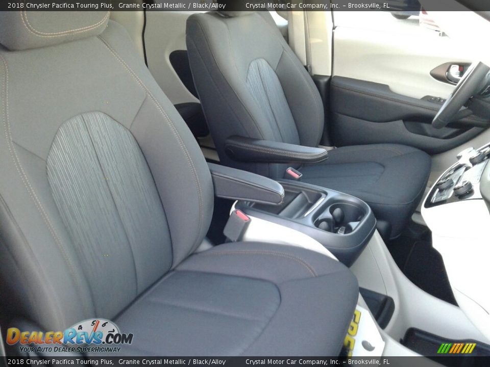 2018 Chrysler Pacifica Touring Plus Granite Crystal Metallic / Black/Alloy Photo #12