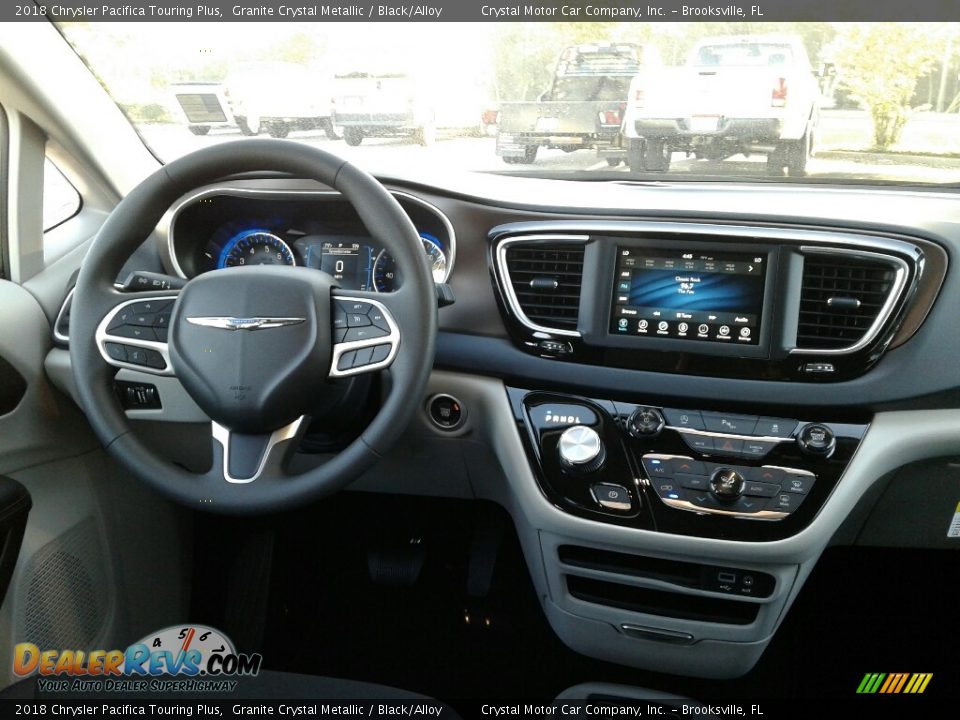 2018 Chrysler Pacifica Touring Plus Granite Crystal Metallic / Black/Alloy Photo #13
