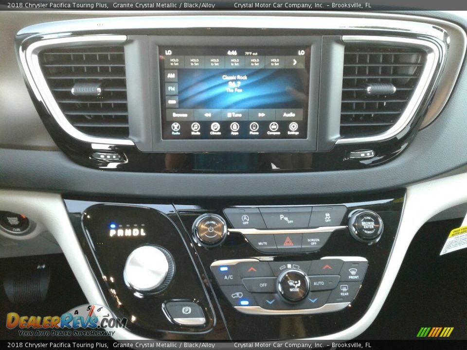 2018 Chrysler Pacifica Touring Plus Granite Crystal Metallic / Black/Alloy Photo #15