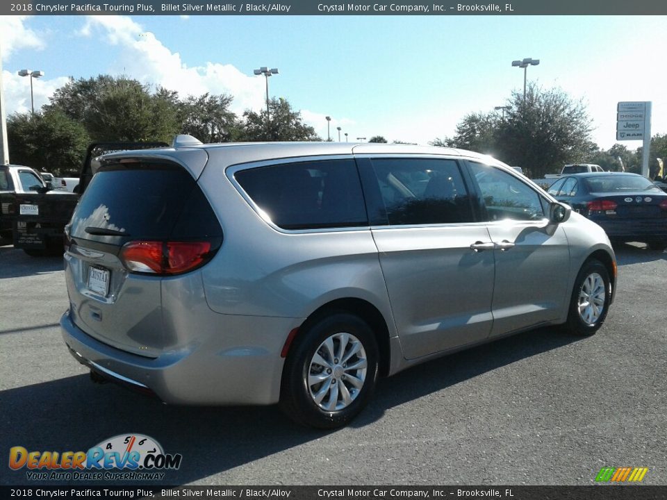 2018 Chrysler Pacifica Touring Plus Billet Silver Metallic / Black/Alloy Photo #3