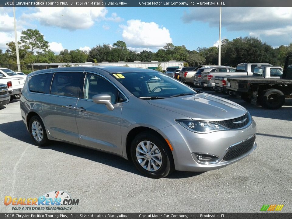 2018 Chrysler Pacifica Touring Plus Billet Silver Metallic / Black/Alloy Photo #6