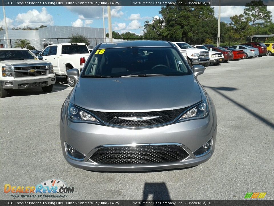 2018 Chrysler Pacifica Touring Plus Billet Silver Metallic / Black/Alloy Photo #7
