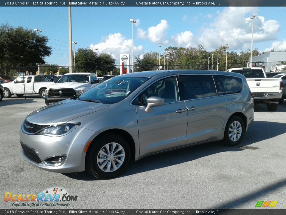 2018 Chrysler Pacifica Touring Plus Billet Silver Metallic / Black/Alloy Photo #12