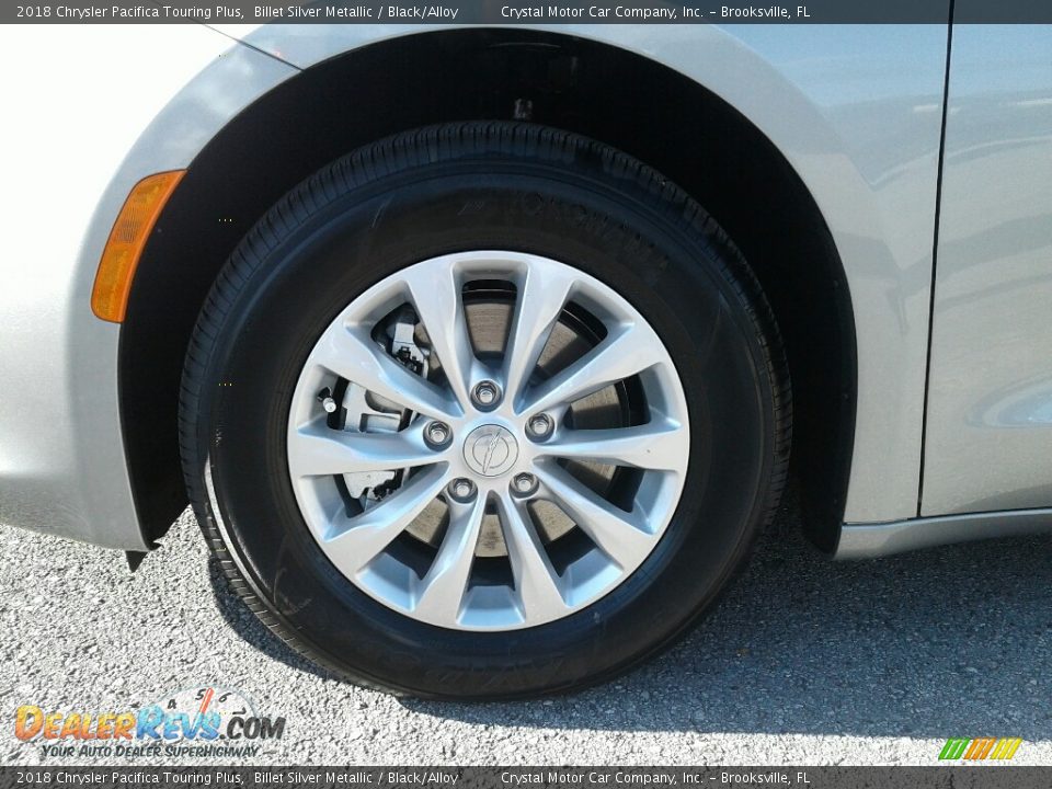 2018 Chrysler Pacifica Touring Plus Billet Silver Metallic / Black/Alloy Photo #22