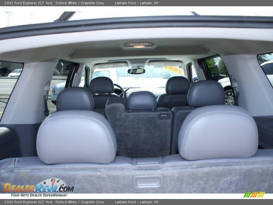 2003 Ford Explorer XLT 4x4 Oxford White / Graphite Grey Photo #7