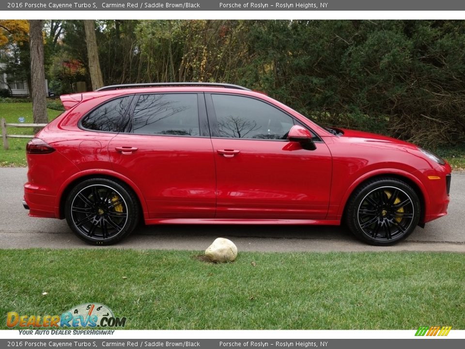 Carmine Red 2016 Porsche Cayenne Turbo S Photo #7