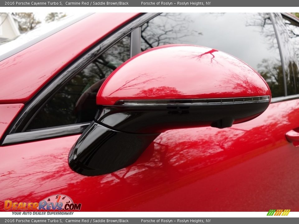 2016 Porsche Cayenne Turbo S Carmine Red / Saddle Brown/Black Photo #11