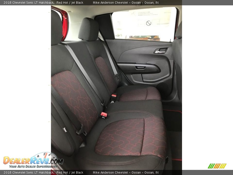 2018 Chevrolet Sonic LT Hatchback Red Hot / Jet Black Photo #12
