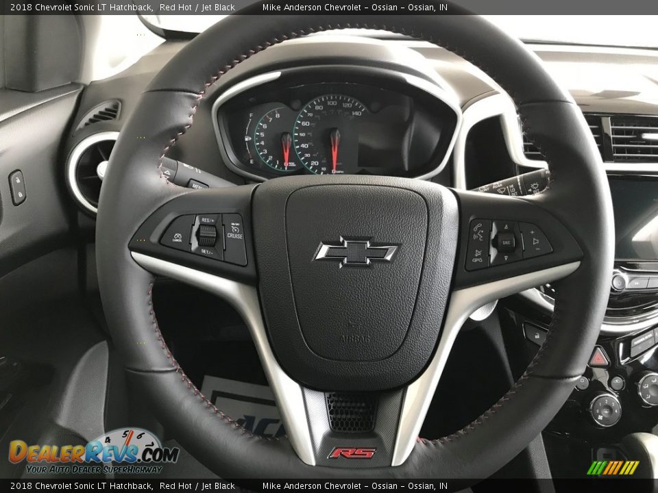 2018 Chevrolet Sonic LT Hatchback Steering Wheel Photo #18