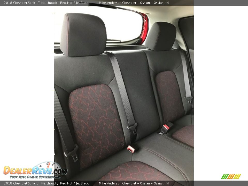 2018 Chevrolet Sonic LT Hatchback Red Hot / Jet Black Photo #19