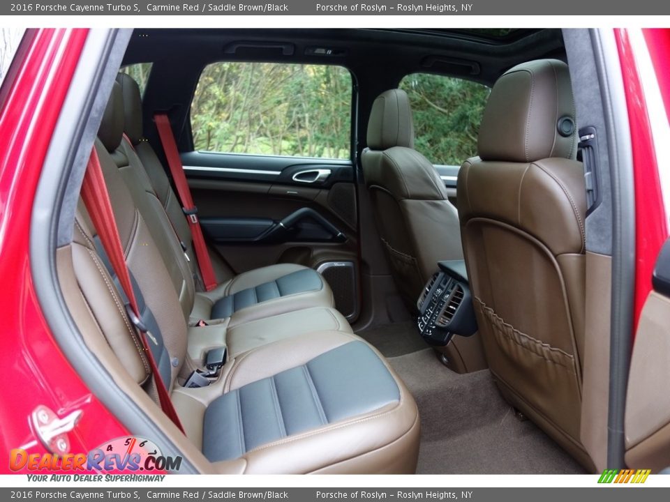Rear Seat of 2016 Porsche Cayenne Turbo S Photo #21