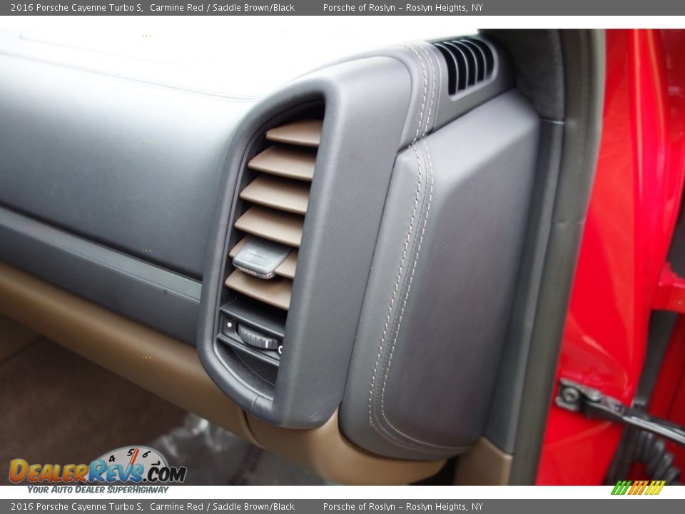 2016 Porsche Cayenne Turbo S Carmine Red / Saddle Brown/Black Photo #23