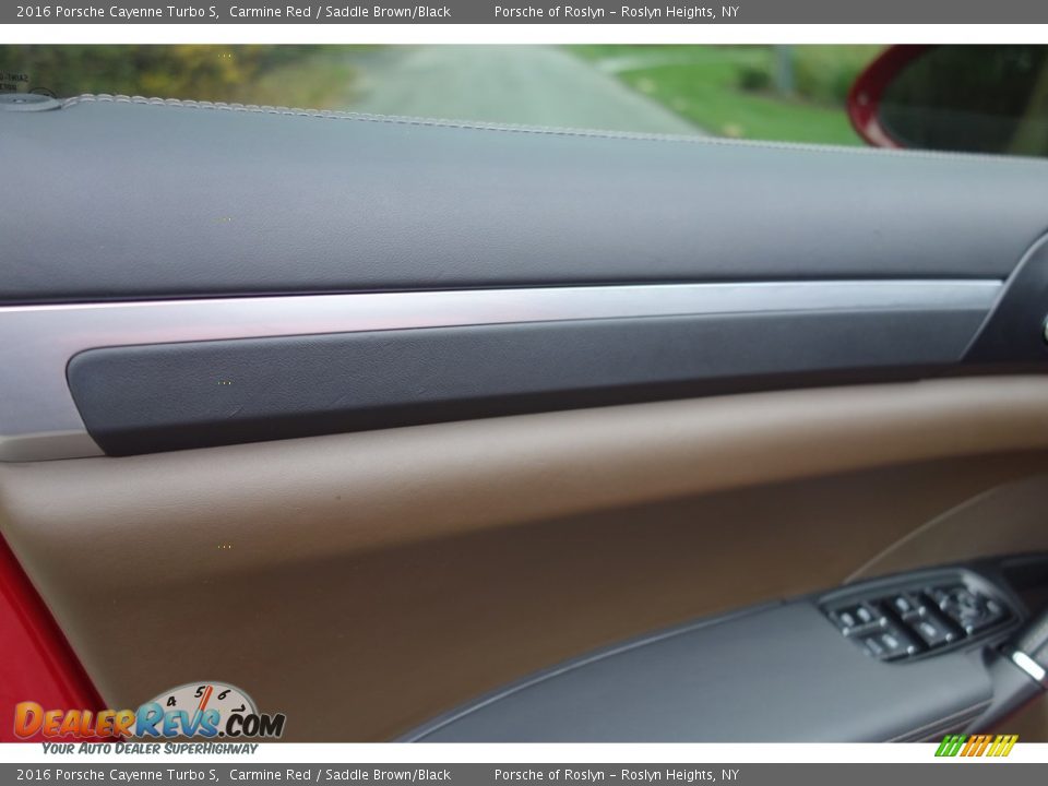2016 Porsche Cayenne Turbo S Carmine Red / Saddle Brown/Black Photo #25