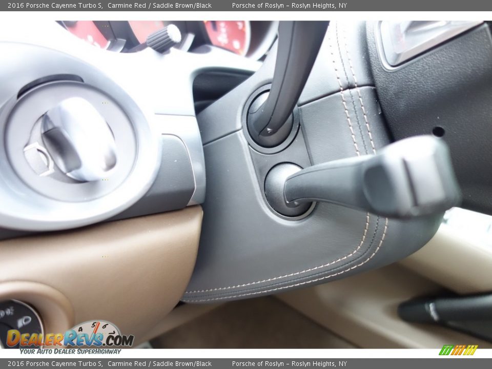 2016 Porsche Cayenne Turbo S Carmine Red / Saddle Brown/Black Photo #28