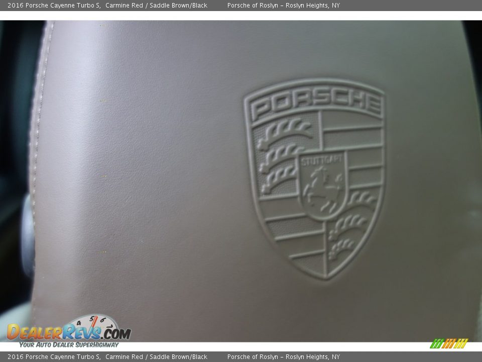 2016 Porsche Cayenne Turbo S Carmine Red / Saddle Brown/Black Photo #34