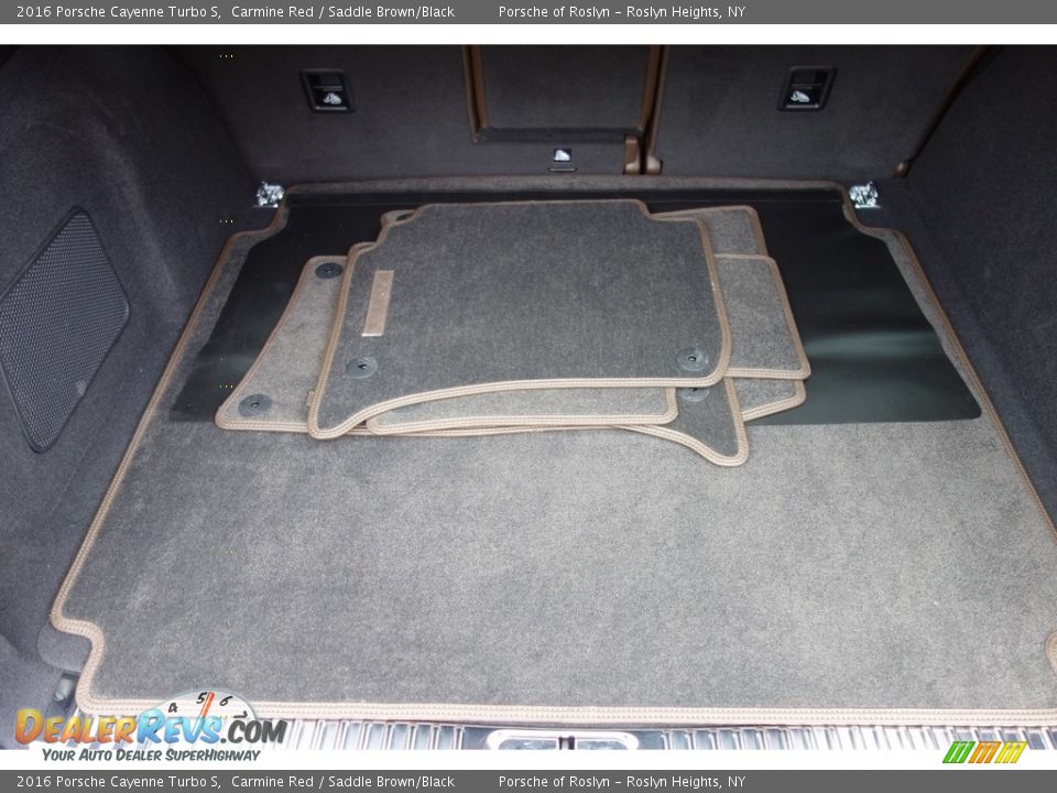 2016 Porsche Cayenne Turbo S Carmine Red / Saddle Brown/Black Photo #35