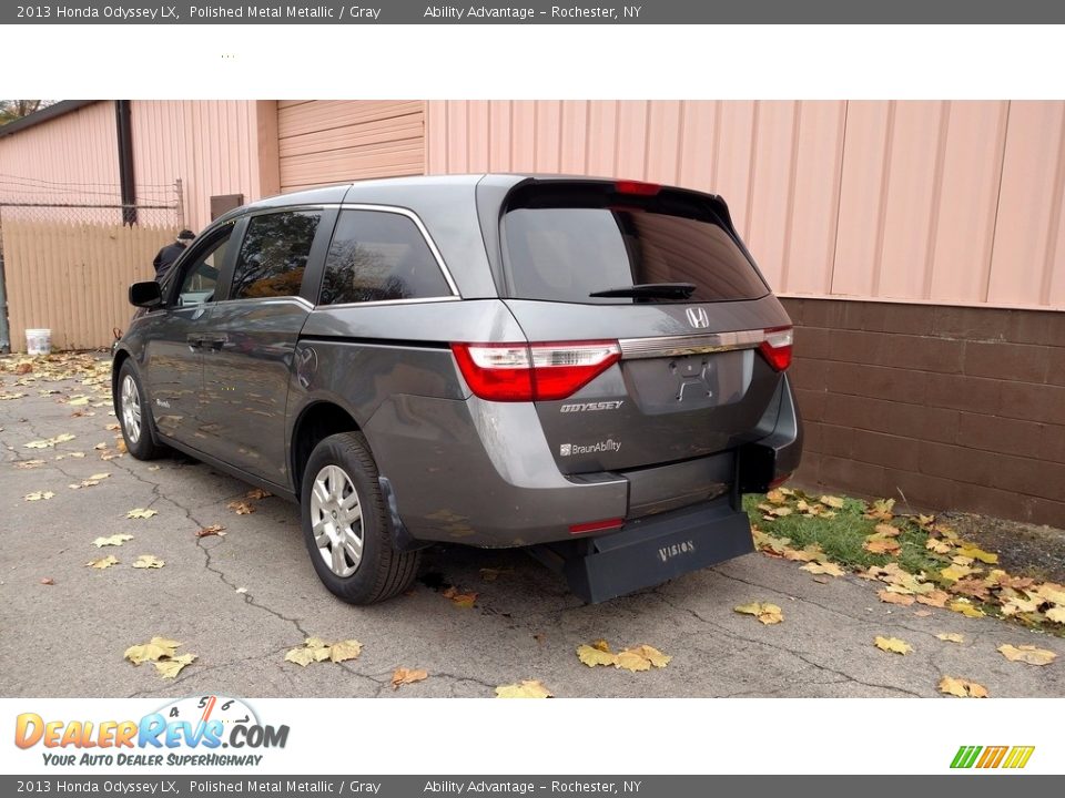 2013 Honda Odyssey LX Polished Metal Metallic / Gray Photo #11