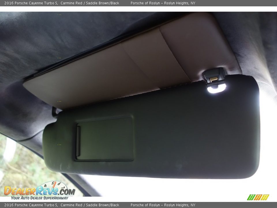 2016 Porsche Cayenne Turbo S Carmine Red / Saddle Brown/Black Photo #36