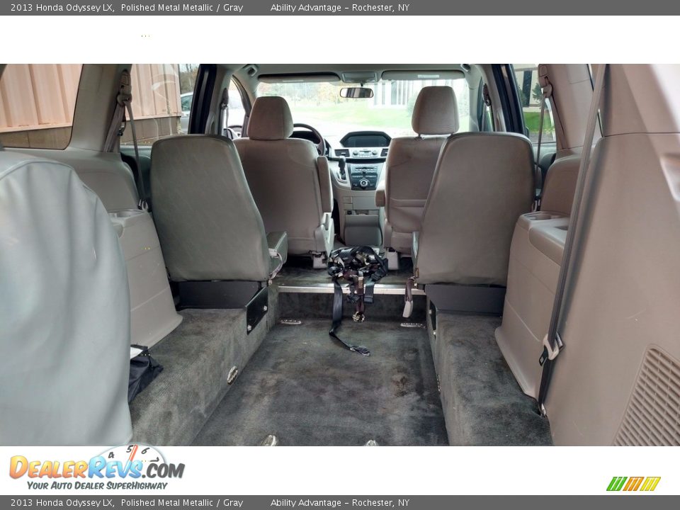 2013 Honda Odyssey LX Polished Metal Metallic / Gray Photo #14