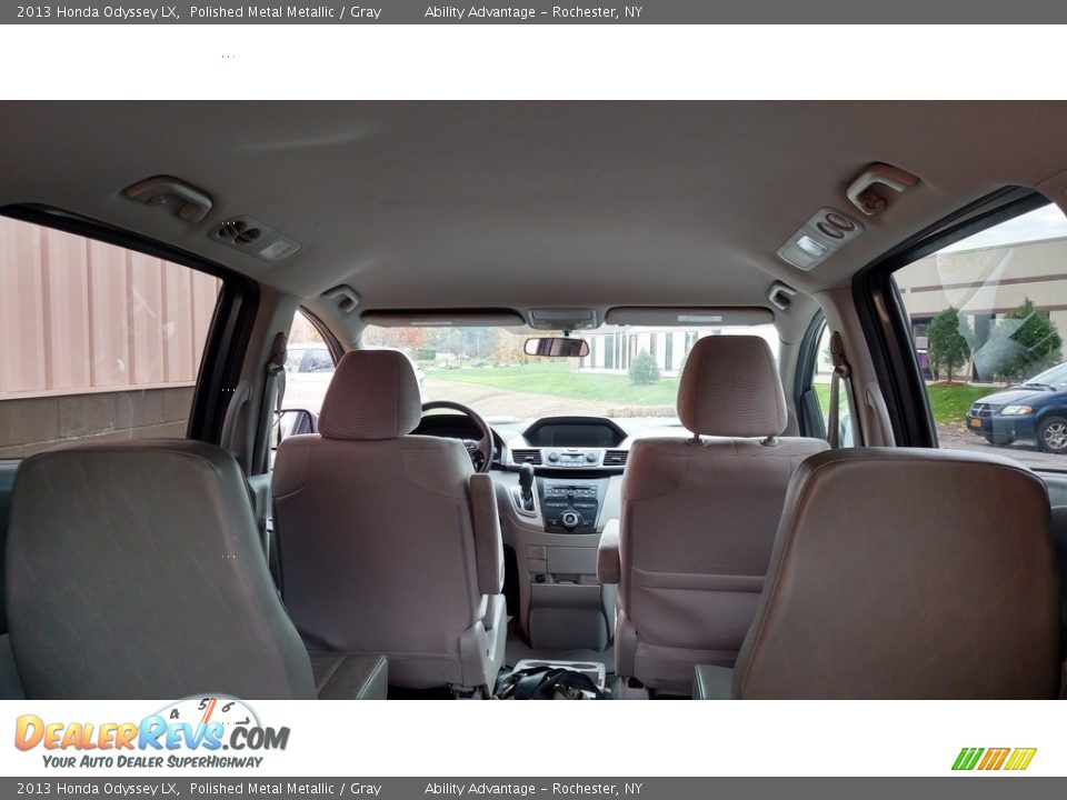 2013 Honda Odyssey LX Polished Metal Metallic / Gray Photo #15